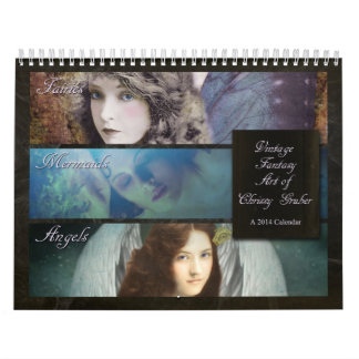 Chrissy Grubers Vintage-Fantasy-Kunstkalender Kalender
