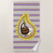 Chrissy the Igel Beach Towel Strandtuch (Vorderseite)