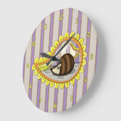 Chrissy the Igel Clock Große Wanduhr (Winkel)