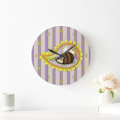 Chrissy the Igel Clock Große Wanduhr (Zuhause)