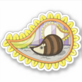 Chrissy the Igel Contour Sticker (Vorderseite)