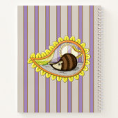 Chrissy the Igel Duck Spiral Notebook Notizblock (Rückseite)
