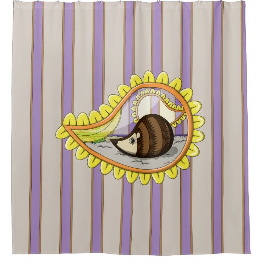 Chrissy the Igel Duwer Curtain Duschvorhang (Vorderseite)