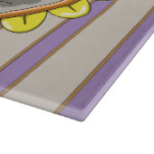 Chrissy the Igel Glass Cutting Board Schneidebrett (Ecke)