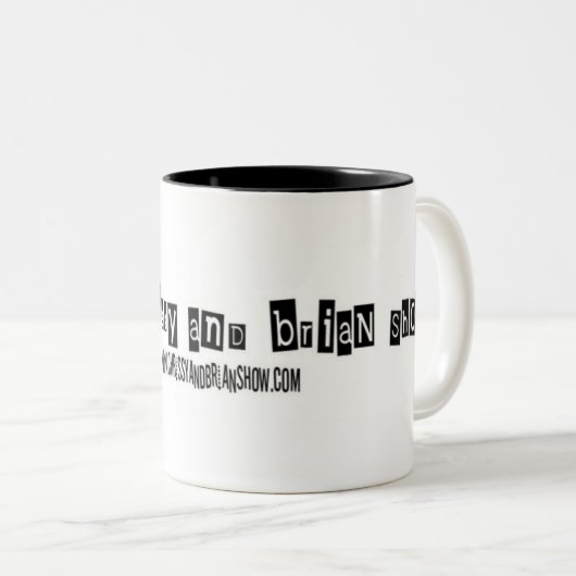 Chrissy und Brian-Show-Tasse Zweifarbige Tasse (VorderseiteRechts)