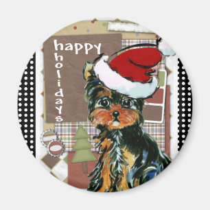 CHRISSY YORKIE POO MAGNET