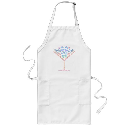 Chrissy's Marine Martini Lange Schürze (Vorne)