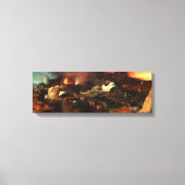 Christ Abstieg von Hieronymus Bosch in die Hölle Leinwanddruck (Vorderseite)