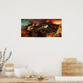 Christ Abstieg von Hieronymus Bosch in die Hölle Poster (Küche)