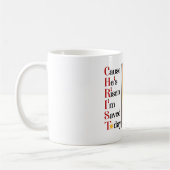 Christ Acronym Coffee Tasse (Links)