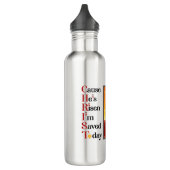 Christ Acronym Wasser Flasche Edelstahlflasche (Links)