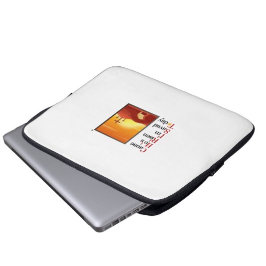 Christ Akronym 13 Zoll Computerabdeckung Laptopschutzhülle (Vorne Knopf)