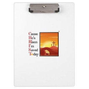 Christ Akronym Clipboard Klemmbrett