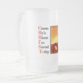 Christ Akronym Mattierte Tasse (Vorderseite Links)