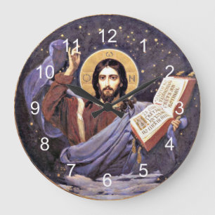 Christ Allmächtig, Viktor Vasnezow Gemälde, Große Wanduhr