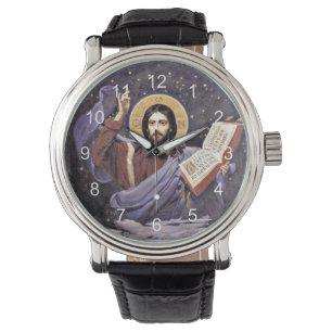 Christ Almighty, Viktor Vasnetsov Gemälde Armbanduhr