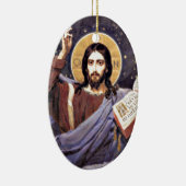 Christ Almighty, Viktor Vasnetsov Gemälde Keramikornament (Rechts)