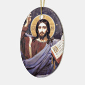 Christ Almighty, Viktor Vasnetsov Gemälde Keramikornament (Links)