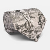 Christ am Kreuz von Agostino Carracci Krawatte (Gerollt)