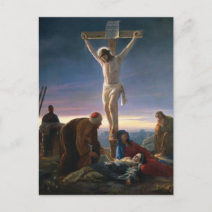 Christ am Kreuz von Carl Bloch Postkarte