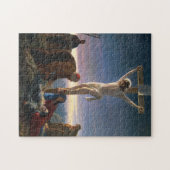 Christ am Kreuz von Carl Bloch Puzzle (Horizontal)