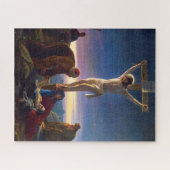 Christ am Kreuz von Carl Bloch Puzzle (Horizontal)