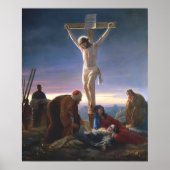 Christ am Kreuz von Carl Bloch, Religiös Poster (Vorne)