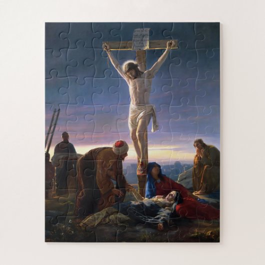 Christ am Kreuz von Carl Bloch, Religiös Puzzle (Vertikal)