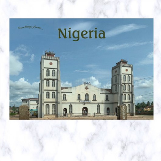 Christ Apostolische Kirche Osun Staat Nigeria Postkarte