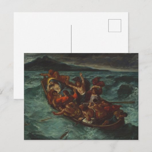 Christ Asleep während des Tempest Postkarte (Vorne/Hinten)