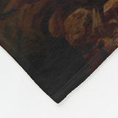 CHRIST auf dem CROSS Fleecedecke (Ecke)