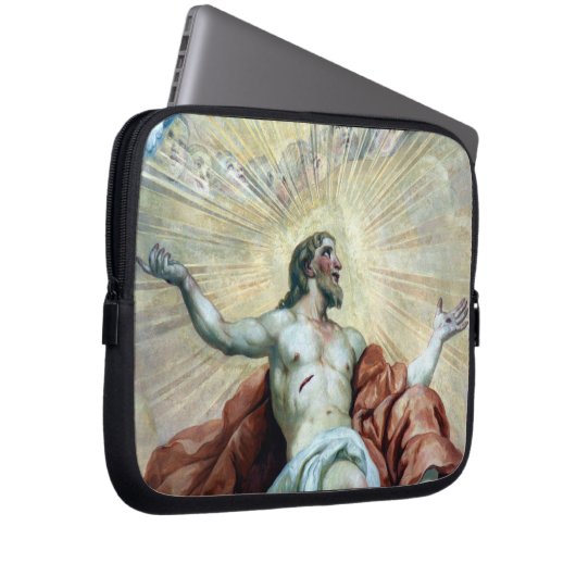 Christ-Aura Laptopschutzhülle (Vorne Rechts)