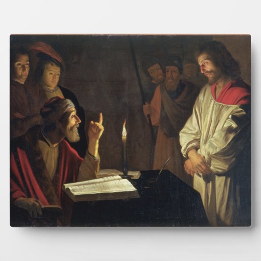 Christ Before Caiaphas (Öl auf Leinwand) Fotoplatte (Vorderseite)