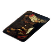 Christ Before Caiaphas (Öl auf Leinwand) Magnet (Linke Seite)