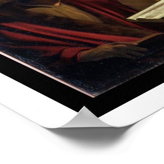 Christ Before Caiaphas (Öl auf Leinwand) Poster (Ecke)