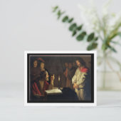Christ Before Caiaphas (Öl auf Leinwand) Postkarte (Stehend Vorderseite)