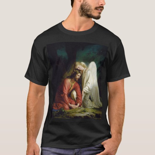 Christ bei Gethsemane von Carl Bloch T-Shirt (Vorderseite)