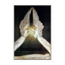 Christ Bewacht von Angels von William Blake