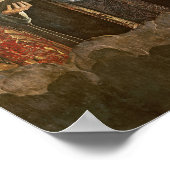 Christ Blessing, central panel from a triptych Poster (Ecke)