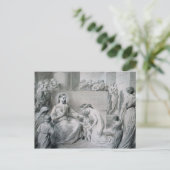 Christ Blessing Little Children Postkarte (Stehend Vorderseite)