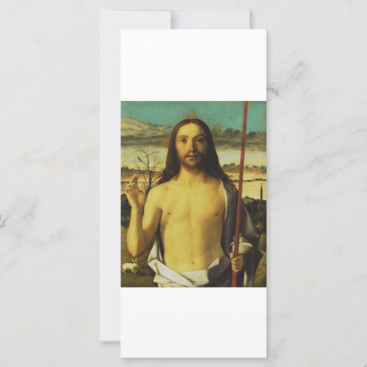 Christ Blessing von Giovanni Bellini (Vorderseite)