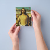 Christ Blessing von Giovanni Bellini Flyer (Gruppe)