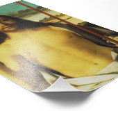 Christ Blessing von Giovanni Bellini Fotodruck (Ecke)