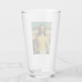 Christ Blessing von Giovanni Bellini Glas (Rückseite)