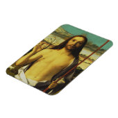 Christ Blessing von Giovanni Bellini Magnet (Linke Seite)