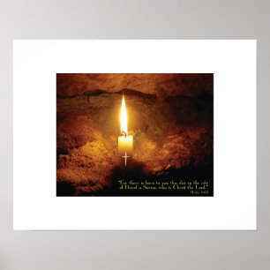 "Christ Candle" Christliche Kunst drucken Poster