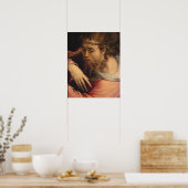 Christ Carry the Cross, 1540-45 (Öl auf Tafel) Poster (Küche)