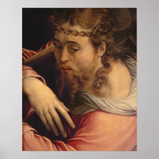 Christ Carry the Cross, 1540-45 (Öl auf Tafel) Poster (Vorne)