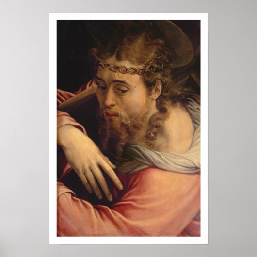 Christ Carry the Cross, 1540-45 (Öl auf Tafel) Poster (Vorne)