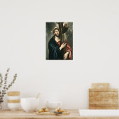 Christ Carry the Cross (Light 2 Poster) Poster (Küche)
